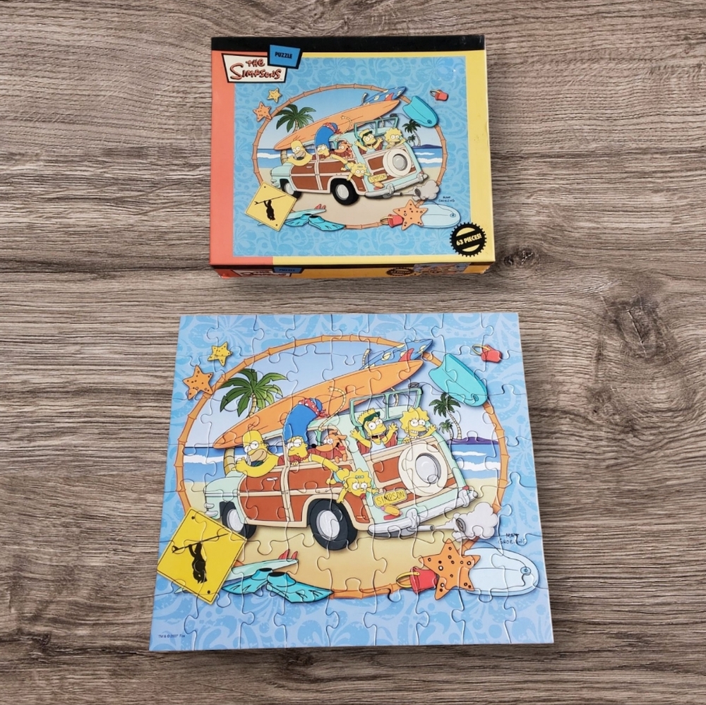 The Simpsons Surfari 63 Piece Puzzle